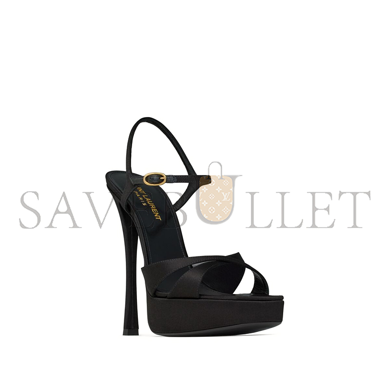 Y*L debbie platform sandals in satin crepe 7996999qnao1000